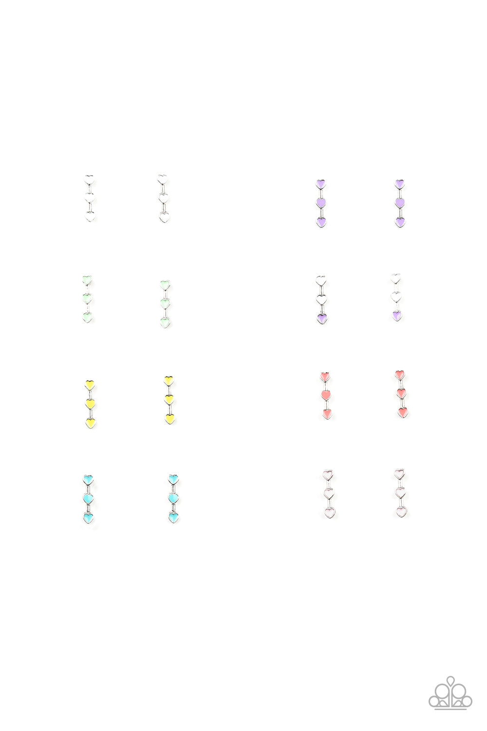 Starlet Shimmer Charming Heart Earring Bundle