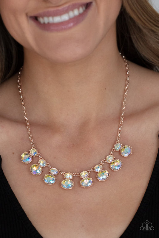 Cosmic Countess Rose Gold Necklace