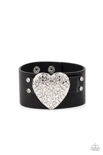 Flauntable Flirt - Black Bracelet