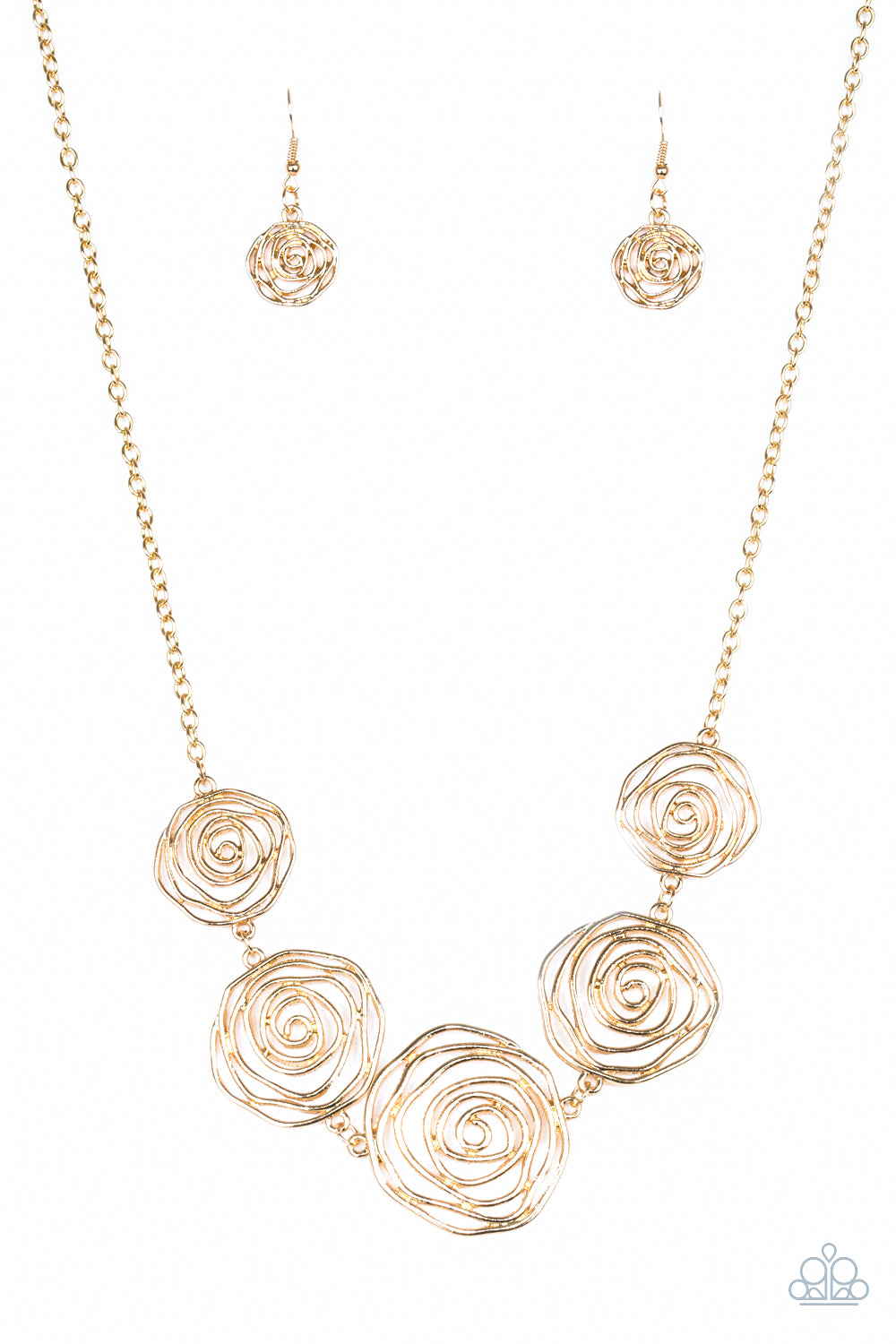 Rosy Rosette - Gold