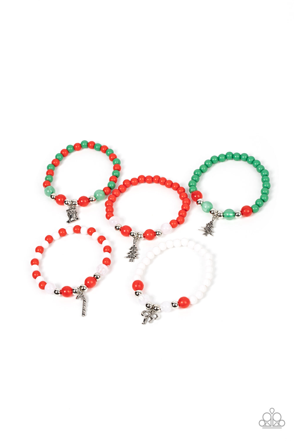 Starlet Shimmer Wintry Silver Charms Bracelet Bundle