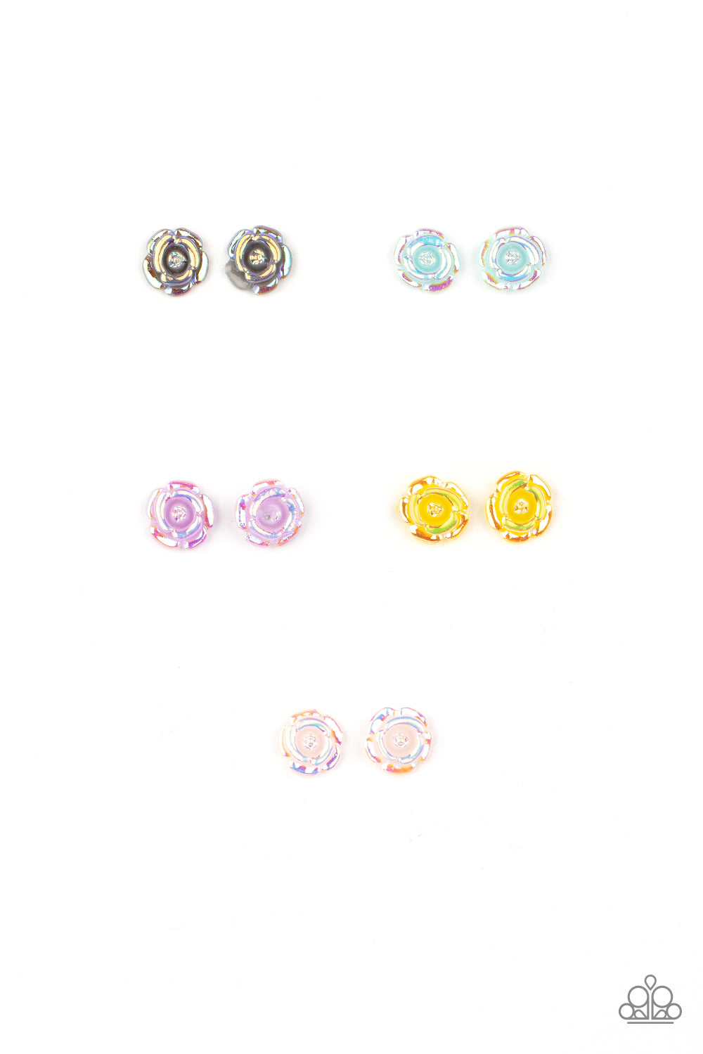 Starlet Shimmer Iridescent Roses Earring Bundle