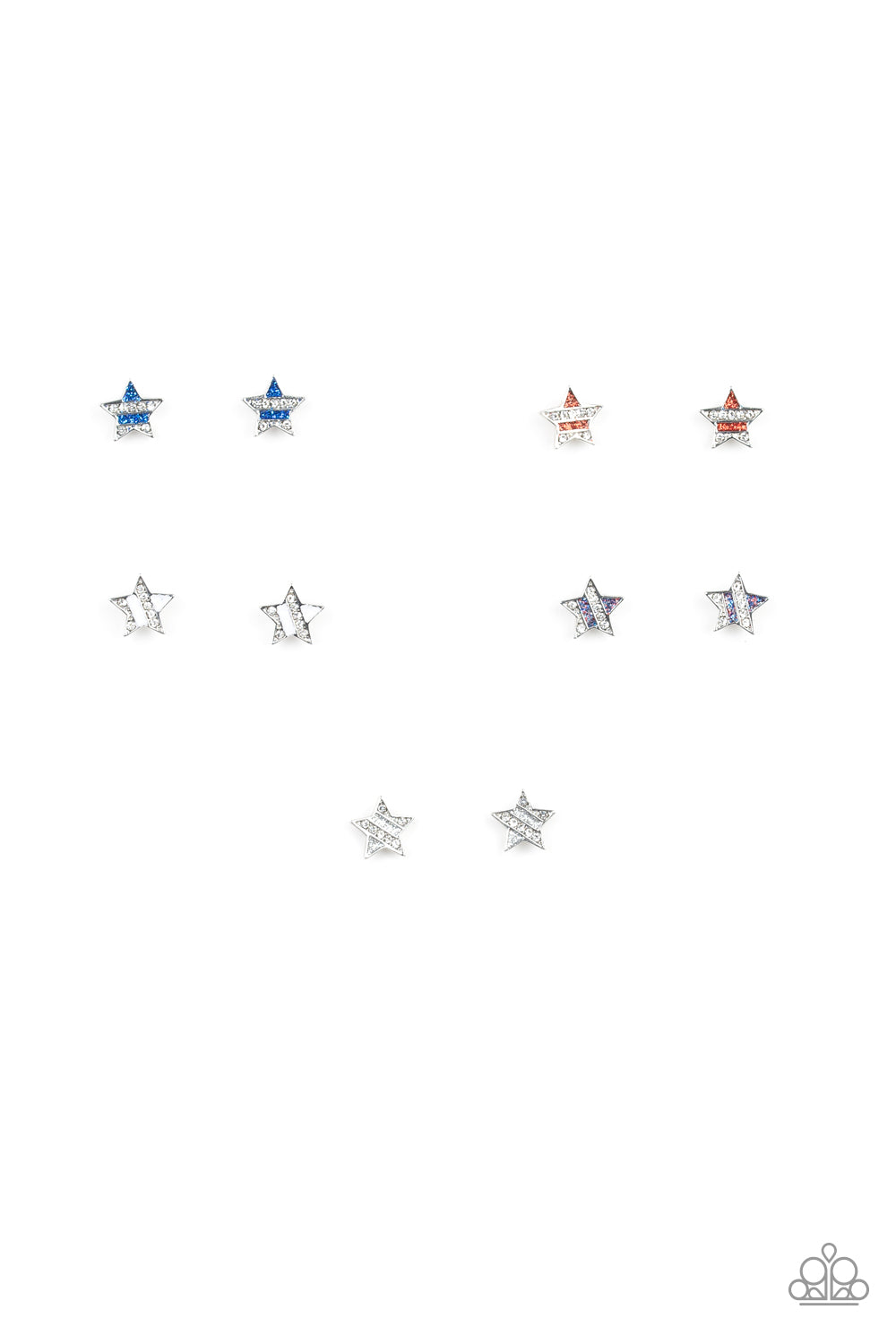 Starlet Shimmer Rhinestone Star Earring Bundle