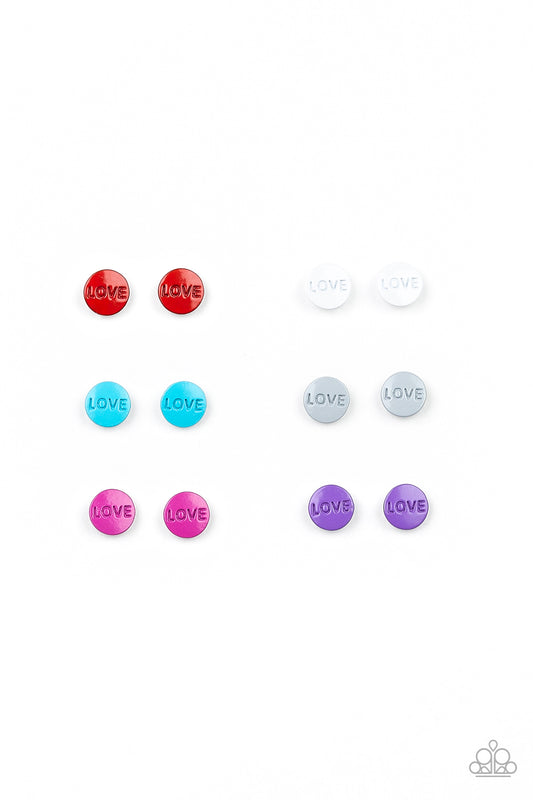 Starlet Shimmer LOVE Stamped Earring Bundle