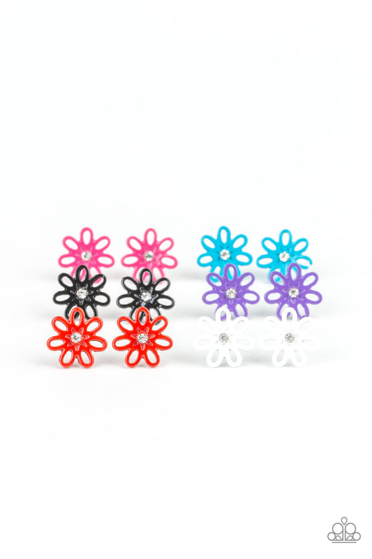 Starlet Shimmer Flower Frames Earring Bundle