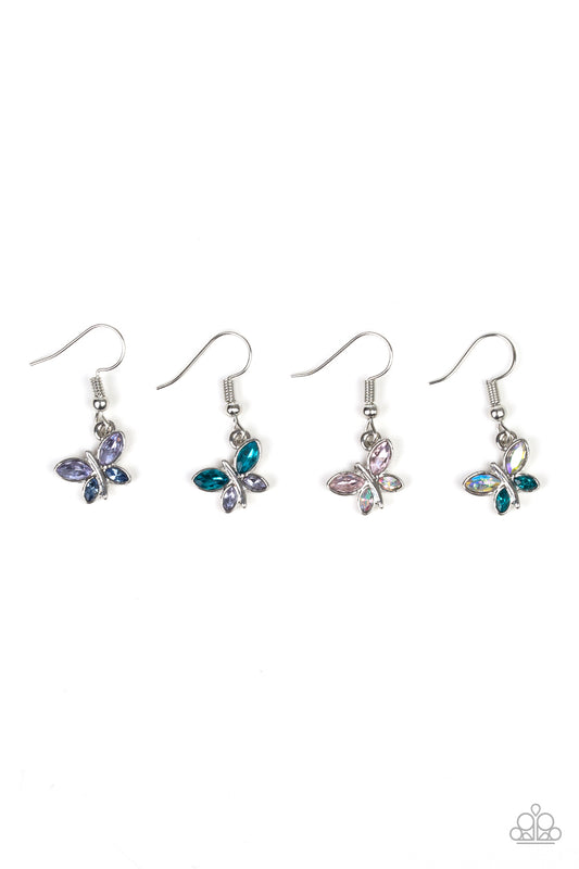 Starlet Shimmer Iridescent Butterfly Earring Bundle