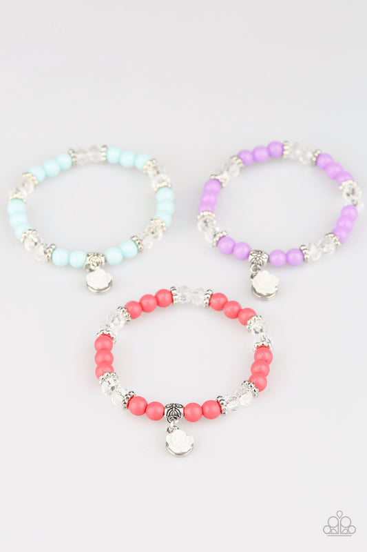 Starlet Shimmer Rose Pendant Bracelet Bundle