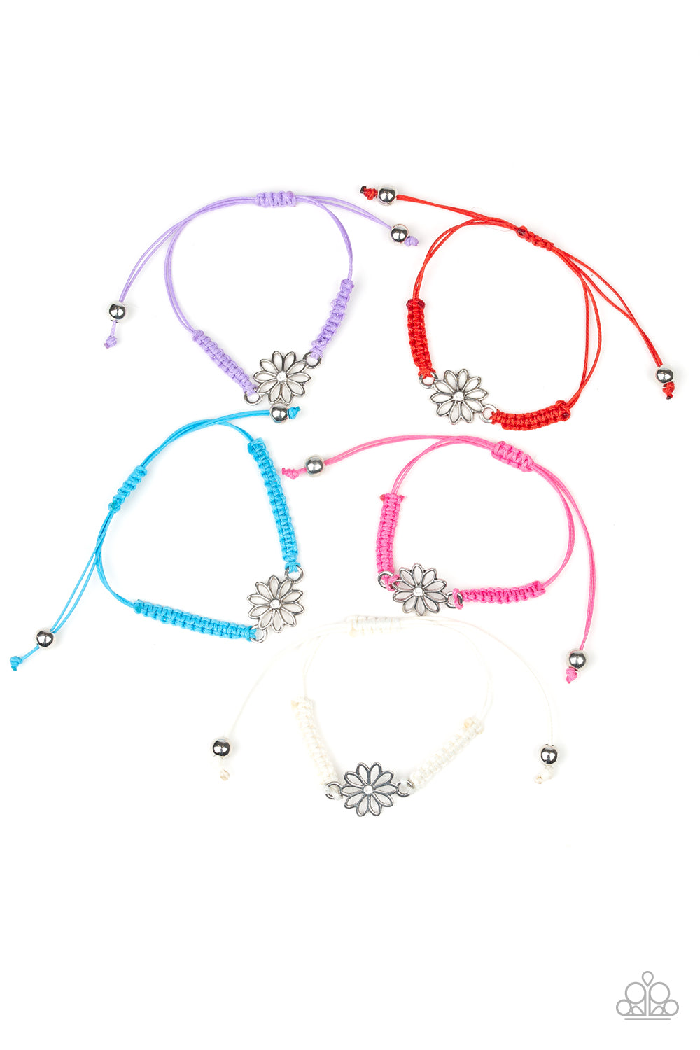 Starlet Shimmer Floral Charms Bracelet Bundle