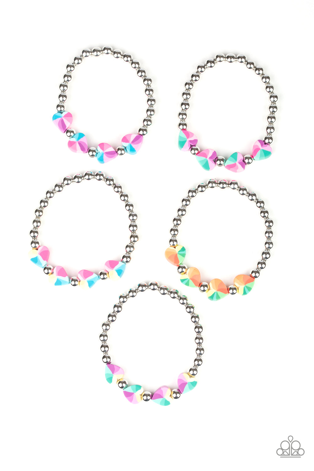 Starlet Shimmer Heart Frame Bracelet Bundle