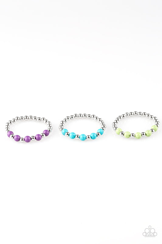 Starlet Shimmer Crackle Stone Bracelet Bundle