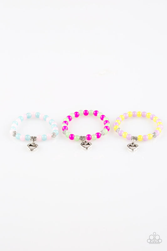 Starlet Shimmer Heart Charm Bracelet Bundle