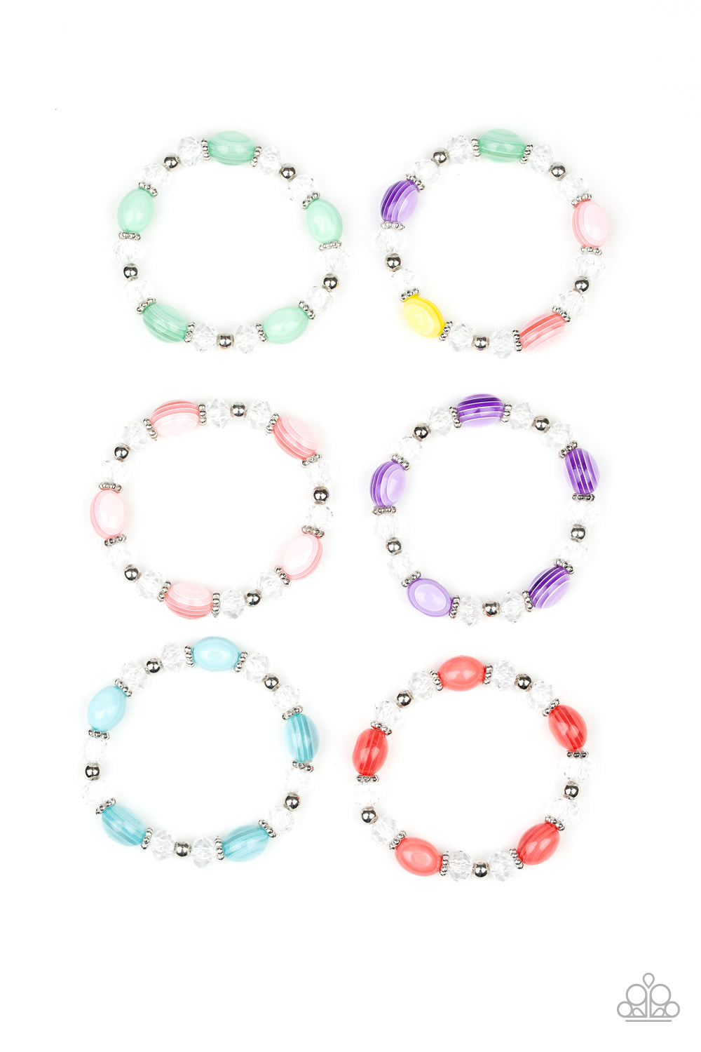 Starlet Shimmer Crystal Beaded Bracelet Bundle